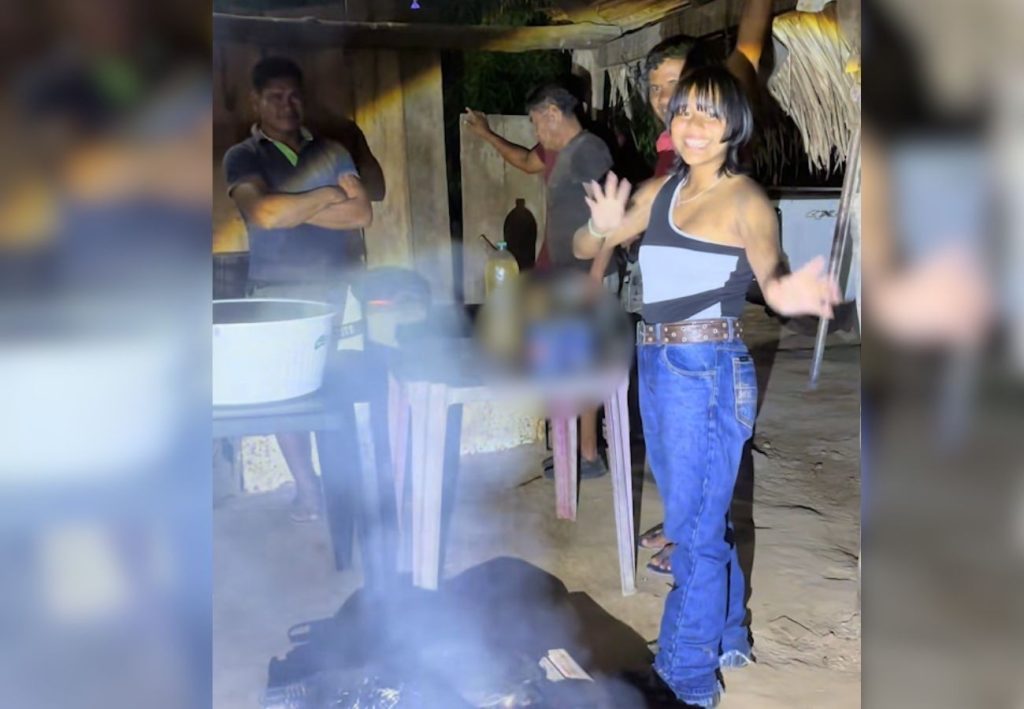 Adolescente indígena celebra aniversário de 15 anos com comida tradicional e forró em aldeia no TO