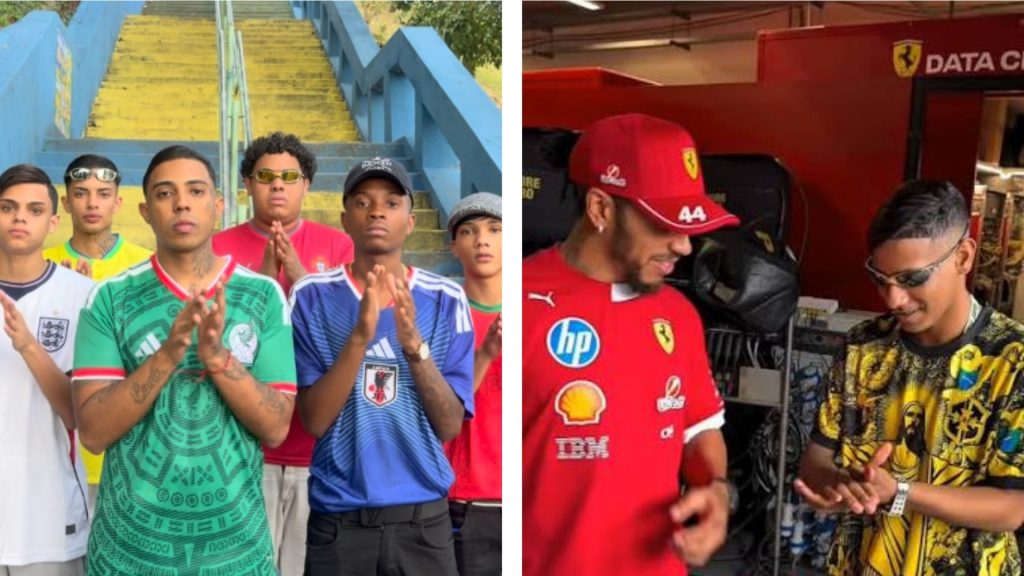 ‘Coral do funk’ viraliza com batida na palma da mão que conquistou Lewis Hamilton e rodou o mundo